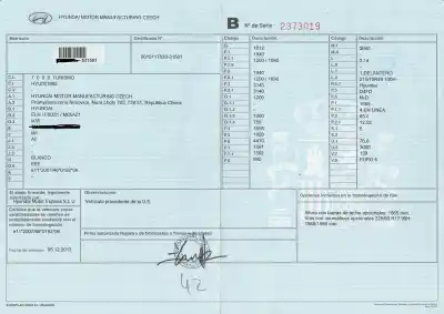 Veículo de Sucata hyundai ix35 (lm, el, elh) 1.7 crdi do ano 2013 alimentado d4fd