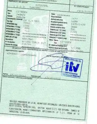 Veículo de Sucata citroen c2 (jm_) 1.4 hdi do ano 2005 alimentado 8hx