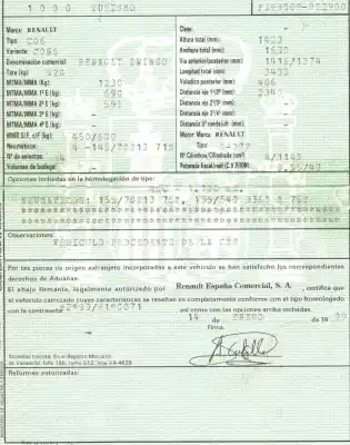 Veículo de Sucata renault twingo (co6) 1.2 (c066/67/68) 58 cv / 43 kw do ano 1999 alimentado g-d7f