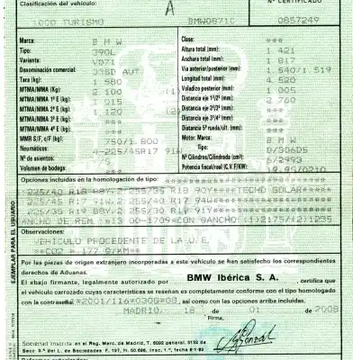 Veicolo di demolizione bmw serie 3 berlina (e90) 335d dell'anno 2008 alimentato 306ds