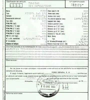 Veículo de Sucata ford fiesta iii (gfj) 1.3 cat do ano 1995 alimentado j6b