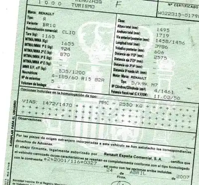Veículo de Sucata renault clio iii 1.5 dci diesel do ano 2007 alimentado d/k9k m7