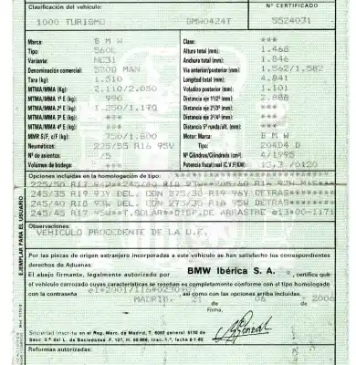 Veículo de Sucata bmw serie 5 berlina (e60) 2.0 16v diesel do ano 2006 alimentado 204d4