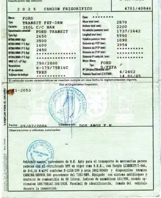 Scrapping Vehicle ford transit furgón (fa_ _) 2.4 tdci rwd of the year 2006 powered d/fxfa