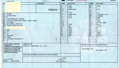 Veículo de Sucata citroen berlingo xtr 1.6 hdi 92 do ano 2014 alimentado 9h06