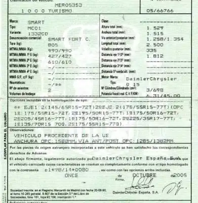 Scrapping Vehicle smart coupe turbo cat of the year 2005 powered g15