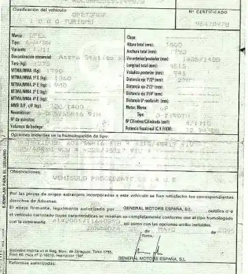 Утилизация автомобиля opel                                               astra h (a04)                                                                                                                                                                                                                                              1.9 cdti (l48) года 2005 питание z19dtj