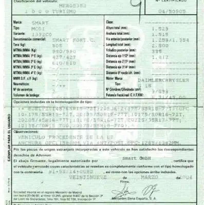 Scrapping Vehicle smart coupe turbo cat of the year 2004 powered g15