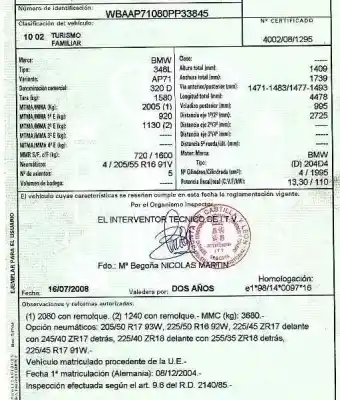 Veículo de Sucata bmw serie 3 touring (e46) 2.0 16v diesel cat do ano 2004 alimentado d-204d4