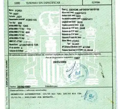 Утилизация автомобиля ford ka (ccq) 1.3 cat года 1997 питание j4d