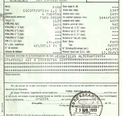 Veículo de Sucata ford                                               orion                                                                                                                                                                                                                                                      1.8 diesel                                                                                                                                                                                                                                                 do ano 1993 alimentado rtf