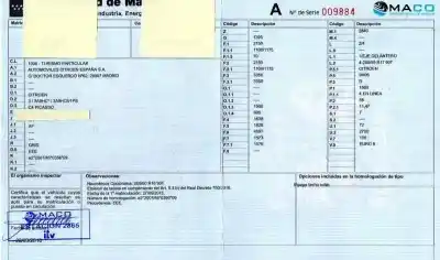 Утилизация автомобиля citroen c4 grand picasso 1.6 hdi fap года 2018 питание 9h05