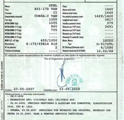 Veicolo di demolizione opel corsa c corsavan (comercial) dell'anno 2003 alimentato y17dtl