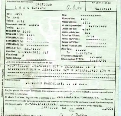 Sloopvoertuig opel astra h berlina 1.7 16v cdti van het jaar 2004 aangedreven z17dth