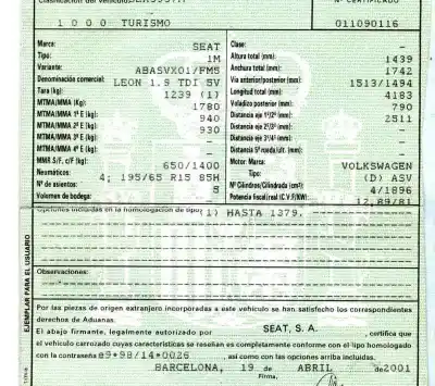 Scrapping Vehicle seat leon (1m1) 1.9 tdi of the year 2001 powered asv