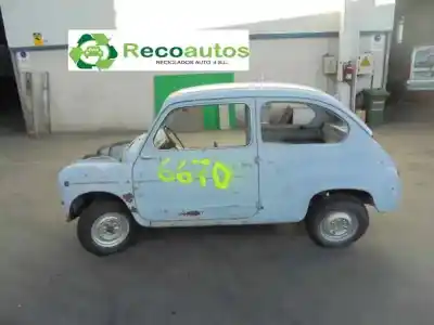 Scrapping Vehicle SEAT 600 E of the year 1967 powered SEAT 600