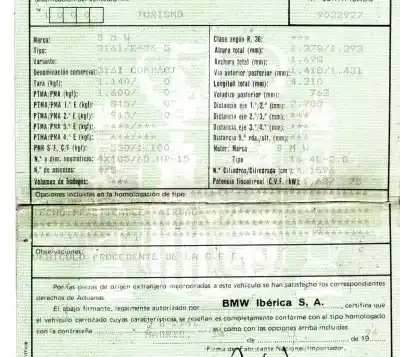 Veículo de Sucata bmw serie 3 compacto (e36) 1.6 cat do ano 1994 alimentado 164e2g