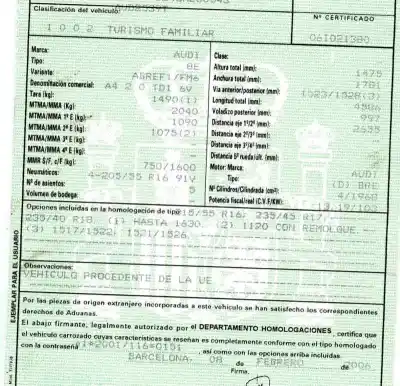 Утилизация автомобиля audi a4 avant (8e) 2.0 tdi года 2006 питание bre