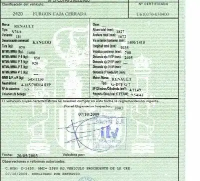 Veicolo di demolizione renault kangoo (f/kc0) 1.2 dell'anno 2003 alimentato d7f g7 Veicolo di demolizione renault kangoo (f/kc0) 1.2 dell'anno 2003 alimentato d7f g7