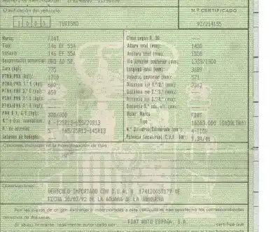 Утилизация автомобиля fiat uno (146) 1.1 cat года 1992 питание 160a3000