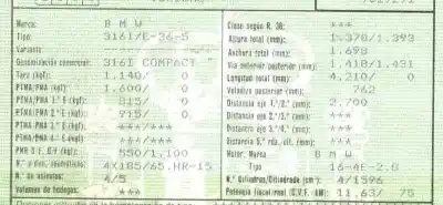 Veicolo di demolizione bmw serie 3 compacto (e36) 1.6 cat dell'anno 1995 alimentato 164e2g