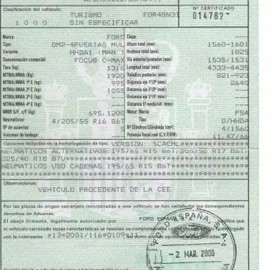 Утилизация автомобиля ford focus sportbreak (cap) 1.6 tdci cat года 2006 питание hhda