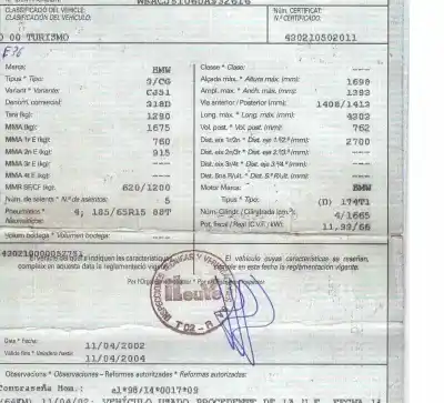 Veículo de Sucata bmw serie 3 compacto (e36) 1.7 turbodiesel cat do ano 2000 alimentado 174t1