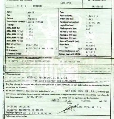 Veículo de Sucata lancia phedra (180) 2.2 jtd cat do ano 2004 alimentado 4hw