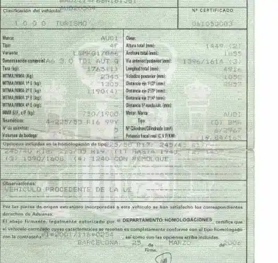 Veículo de Sucata audi a6 berlina (4f2) 3.0 tdi quattro (165kw) do ano 2006 alimentado bmk