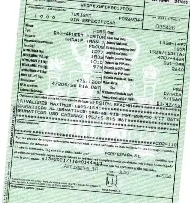 Veículo de Sucata ford focus lim. (cb4) 1.6 tdci cat do ano 2008 alimentado hhda