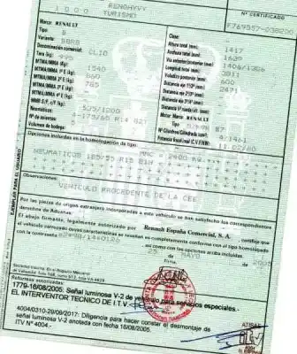 Здавання транспортного засобу renault clio ii fase ii (b/cb0) 1.5 dci diesel року 2005 потужний k9kb7
