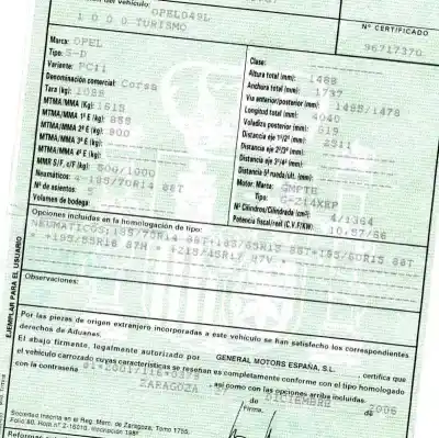 Scrapping Vehicle opel corsa d cosmo of the year 2006 powered z14xep