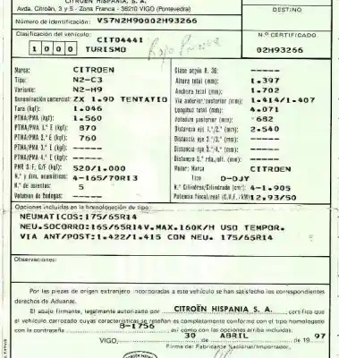 Verschrottungsfahrzeug citroen zx 1.9 diesel des jahres 1997 angetrieben djy
