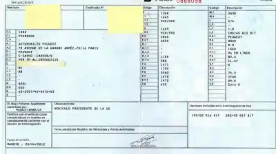 Scrapping Vehicle peugeot 208 1.6 e-hdi fap of the year 2012 powered 9h05