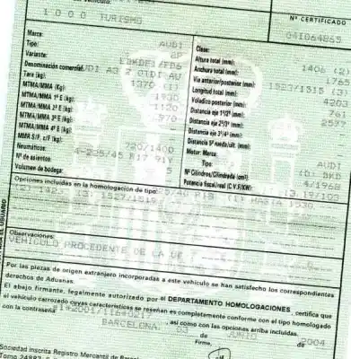 Veículo de Sucata audi a3 (8p) 2.0 tdi do ano 2004 alimentado bkd