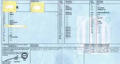 Scrapping Vehicle smart coupe turbo cat of the year 2003 powered g15