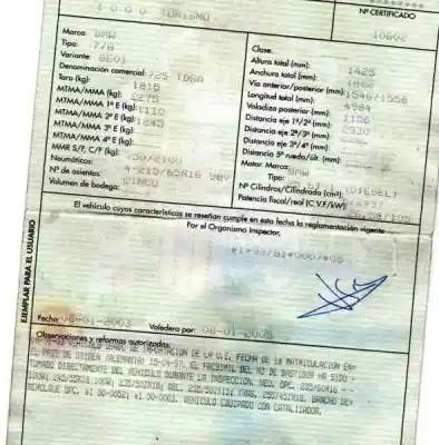 Veicolo di demolizione bmw serie 7 (e38) 725tds dell'anno 1997 alimentato 256t1