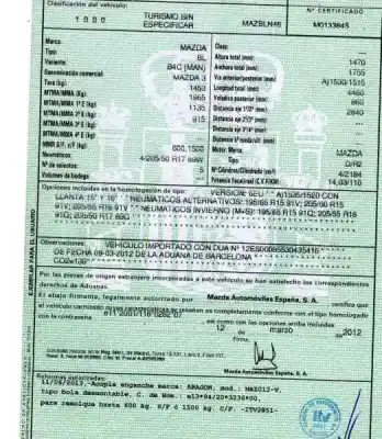 Scrapping Vehicle mazda 3 lim. (bl) 2.2 turbodiesel cat of the year 2012 powered d/r2