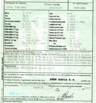 Veículo de Sucata bmw serie 5 berlina (e60) 520d do ano 2007 alimentado 204d4