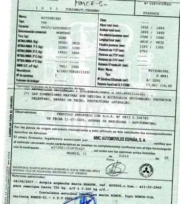 Утилизация автомобиля mitsubishi montero (v60/v70) 3.2 di-d all-four года 2005 питание 4m41
