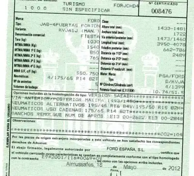 Утилизация автомобиля ford fiesta (cb1) 1.4 tdci cat года 2012 питание kvja