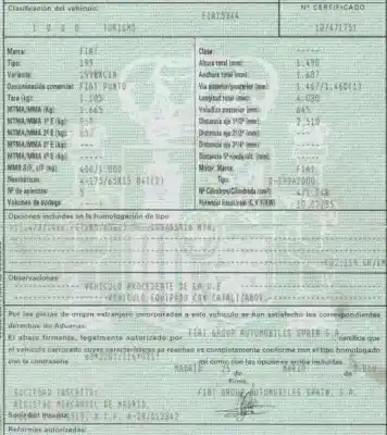 Утилизация автомобиля fiat                                               punto (evo) (199)                                                                                                                                                                                                                                          dynamic года 2010 питание 199a2000