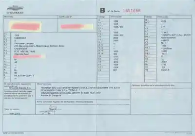 Scrapping Vehicle chevrolet aveo 1.4 cat of the year 2013 powered a14xer