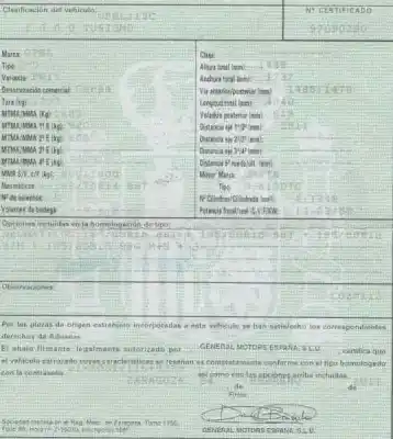 Veicolo di demolizione opel corsa d 1.3 16v cdti dell'anno 2011 alimentato a13dtc