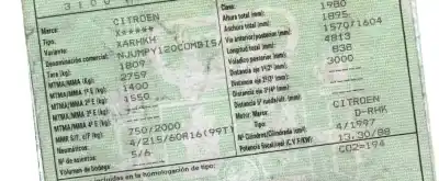 Veículo de Sucata citroen jumpy hdi 120 27 l1h1 furg. acristaldo do ano 2008 alimentado rhk