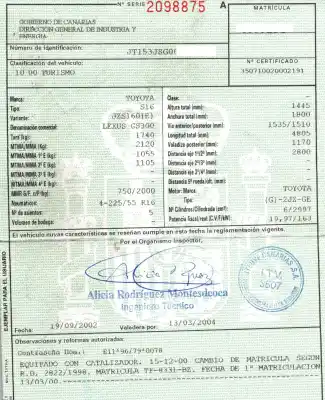Veículo de Sucata lexus gs300 (jzs160) 3.0 24v cat do ano 2004 alimentado 2jzge