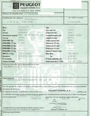 Здавання транспортного засобу peugeot 407 2.0 16v hdi cat (rhr / dw10bted4) року 2004 потужний rhr