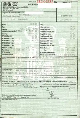 Здавання транспортного засобу skoda superb i (3u4) 1.9 tdi року 2003 потужний awx