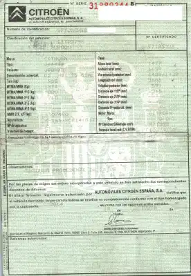 Scrapping Vehicle citroen c2 (jm_) 1.4 hdi of the year 2004 powered 8hx (dv4td)