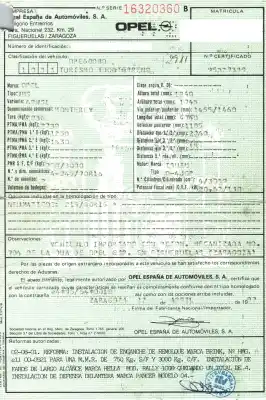 Veículo de Sucata opel monterey ltd do ano 1997 alimentado 4jg2